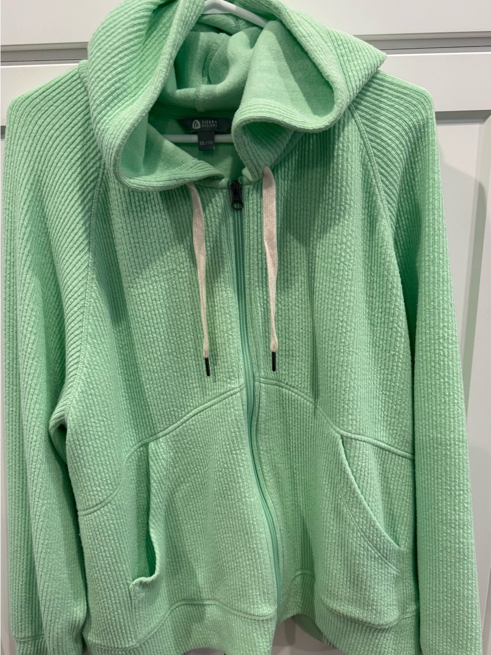 Sierra Outdoor Mint Green Zip-Up Hoodie